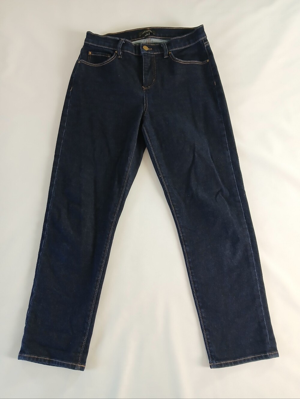 Ann Taylor Dark Wash The Taper Denim Jeans